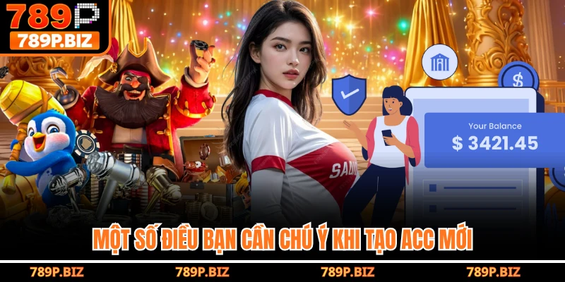 Một số điều bạn cần chú ý khi tạo acc mới